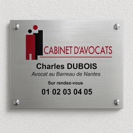 Plaque Avocat quadri