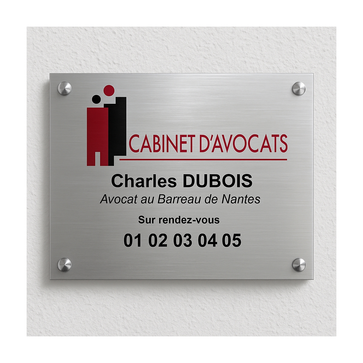 Plaque Avocat quadri