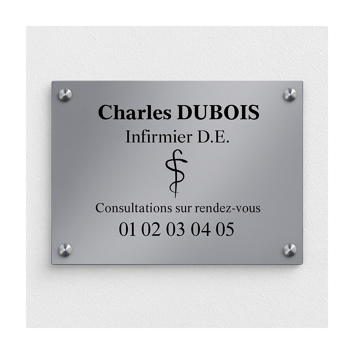 Plaque Infirmièr(e)