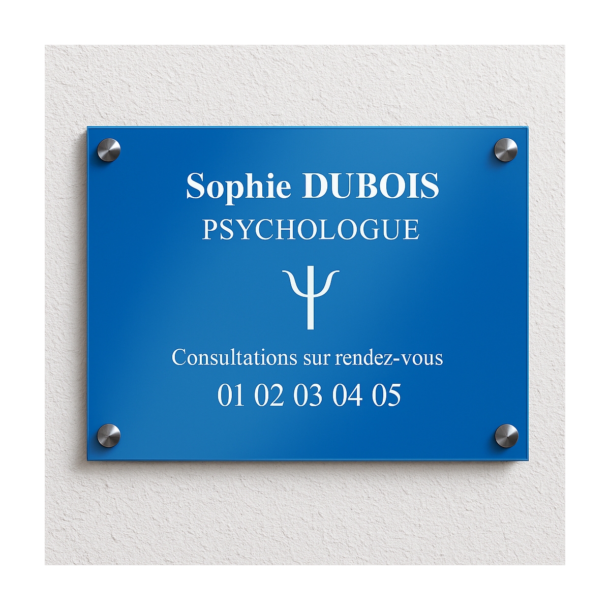 Plaque Psychologue