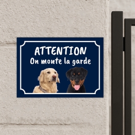 Plaque animaux