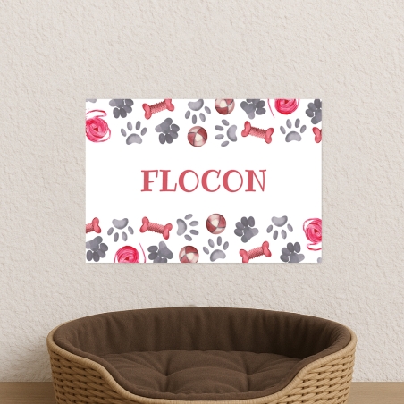 Plaque nom animaux à personnaliser | Plaque Personnalisée