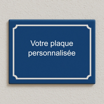 Plaque de rue humour aluminium à personnaliser | Plaque Personnalisée