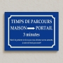 Plaque de rue HUMOUR PORTAIL