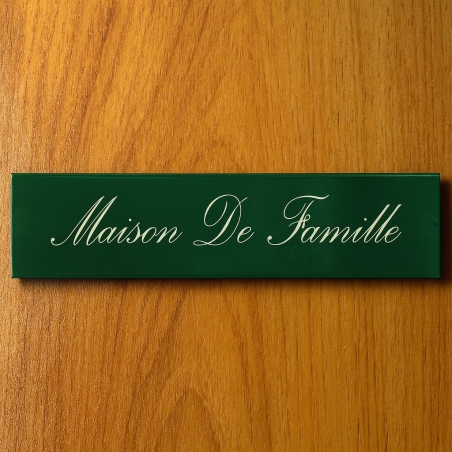 Plaque de porte émail