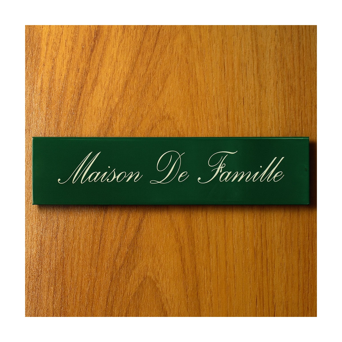 Plaque de porte émail