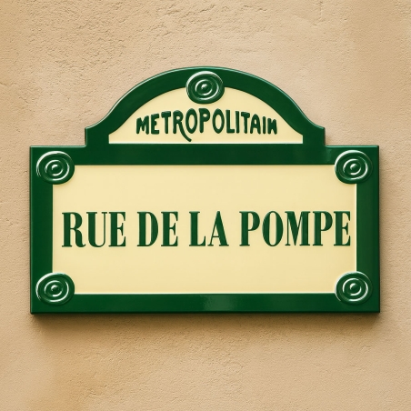 Plaque de station de métro Paris | Plaque Personnalisée