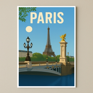 Plaque de ville Paris pour décoration | Plaque Personnalisée