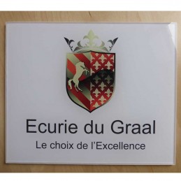 plaque professionnelle plexi