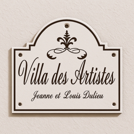 Plaque fronton Rétro