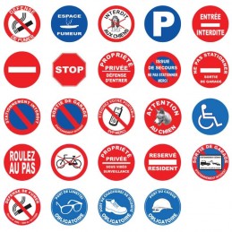 Panneau de signalisation pour parking - Direct Fabricant - en PVC