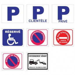 Plaque Parking / Stationnement