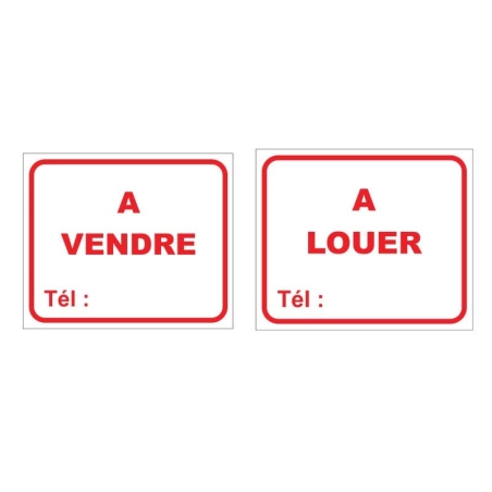 Plaque A Vendre/A Louer