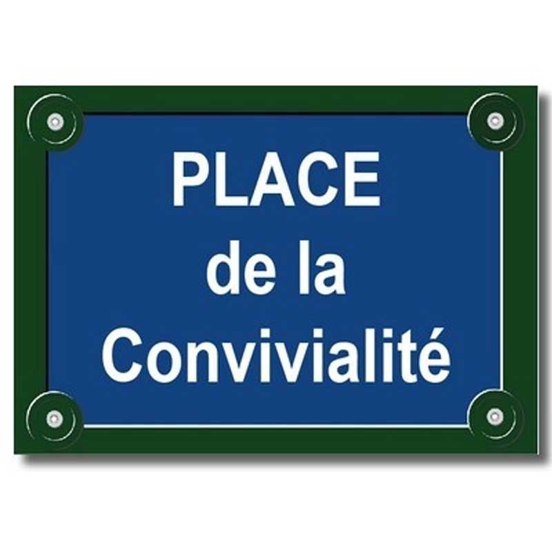 Plaque Parisienne PVC Plaque Parisienne PVC