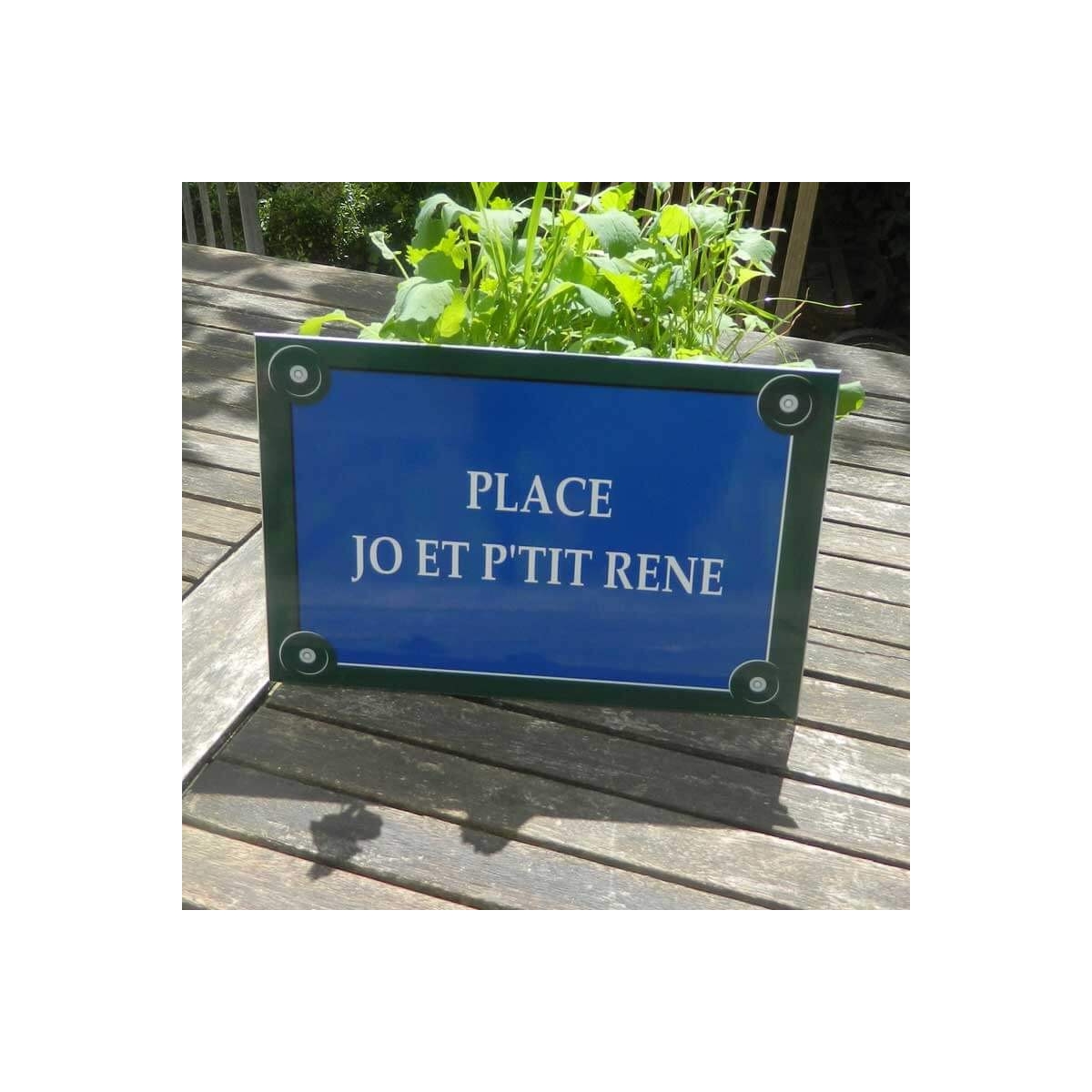 Plaque Parisienne Alu