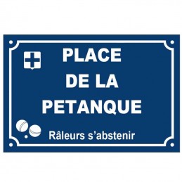 plaque marseille pétanque