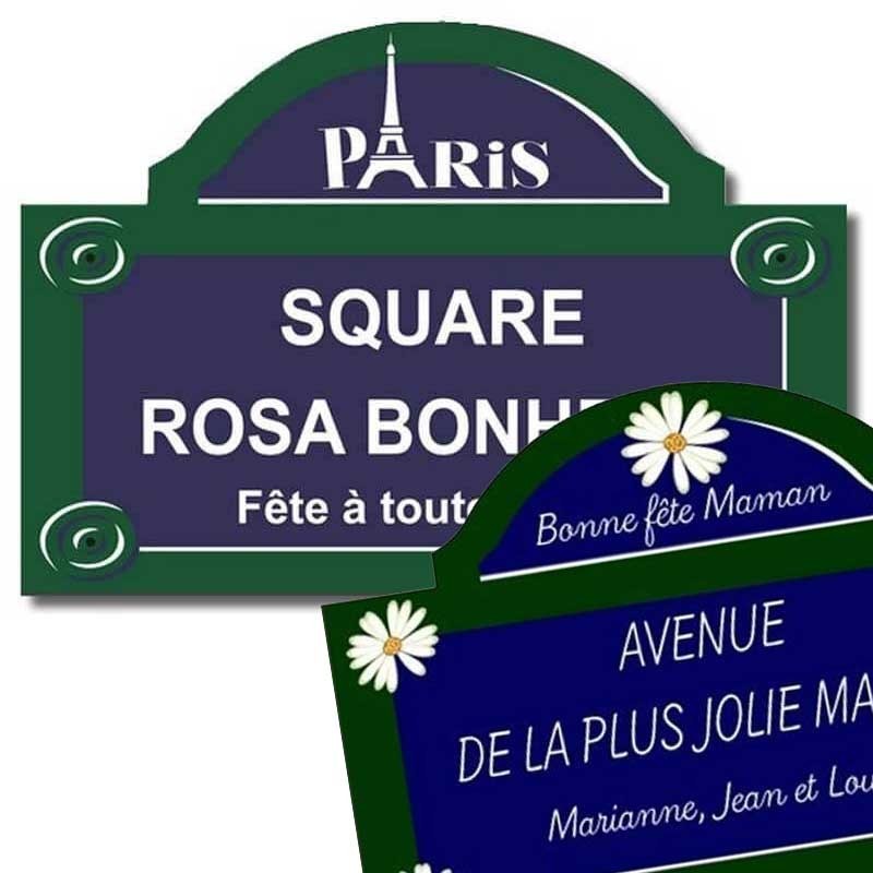 Plaques Paris spéciales