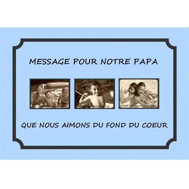 Plaque cadeau photo souvenir Plaque cadeau photo souvenir