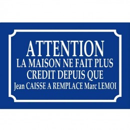 La maison ne fait plus crédit