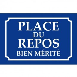 Plaque de rue PLACE DU REPOS