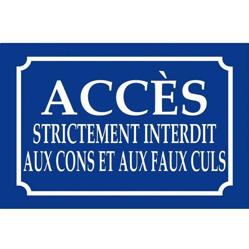 Accès interdit