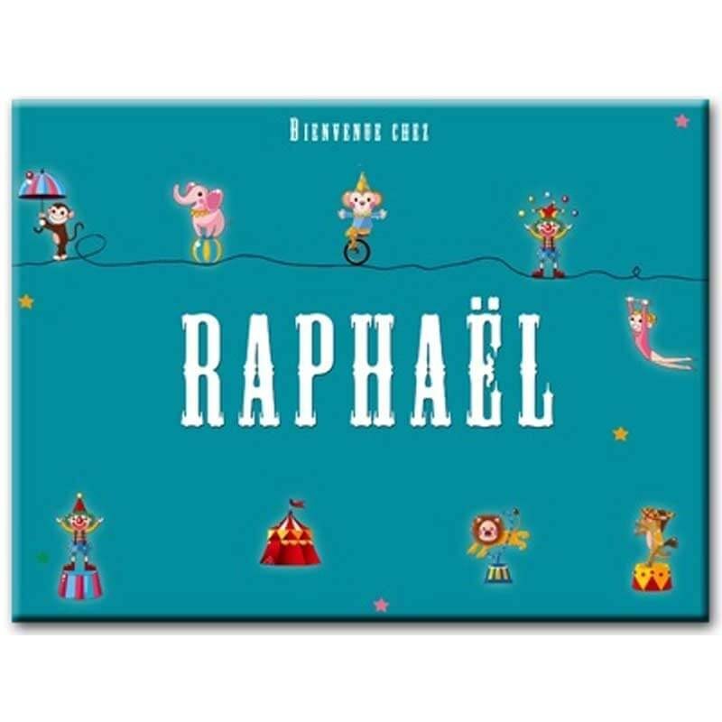 Plaque porte enfant Cirque Plaque porte enfant Cirque