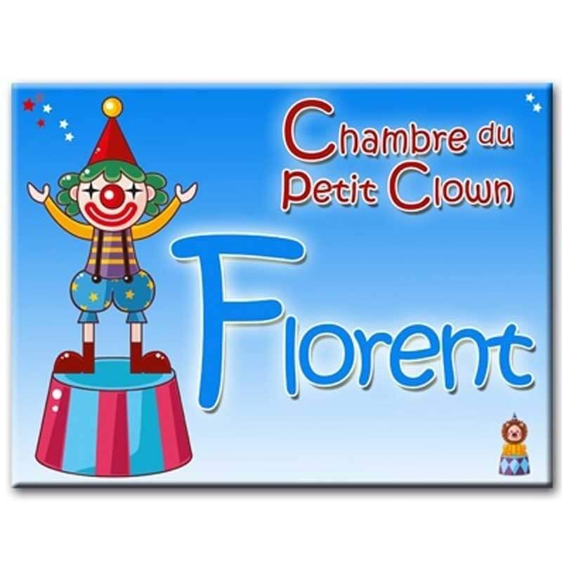 plaque de porte enfant clown plaque de porte enfant clown