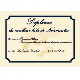 plaque diplôme d'honneur