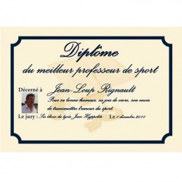 Plaque cadeau pour papa fan de foot - avec votre Texte d'amour !!!