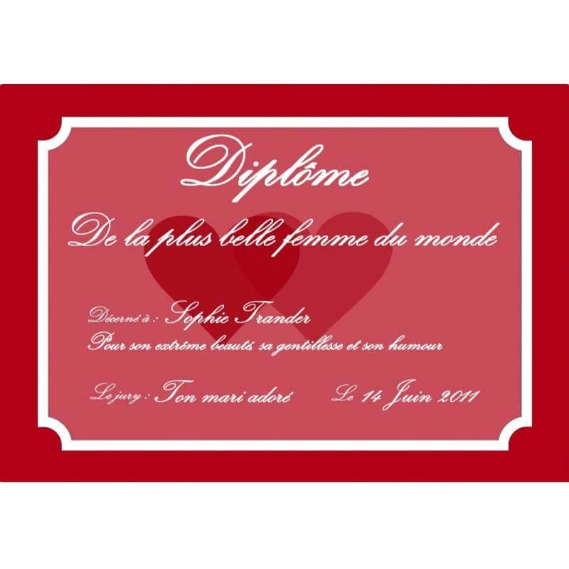 plaque diplôme amour plaque diplôme amour