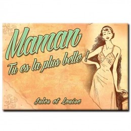 plaque ma plus belle des mamans