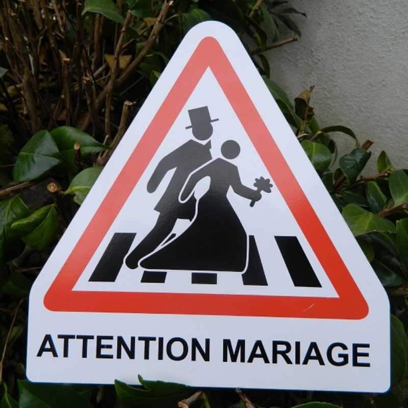 plaque triangle attention mariage plaque triangle attention mariage