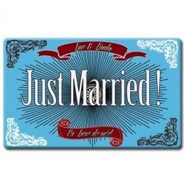 plaque plexi just married déco