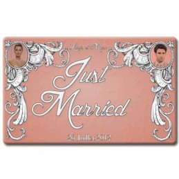 plaque plexi just married photos