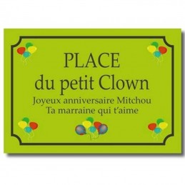 plaque anniversaire cadeau ballons