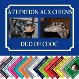 Plaque Attention Au Chien Berger Malinois Personnalisée, Personnalisable  avec votre Photo et Texte - Signalétique/Plaque Attention Au Chien -  kdoartisanal