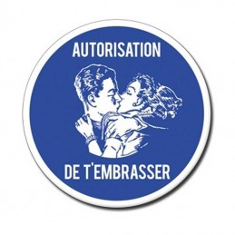 autorisation de t'embrasser