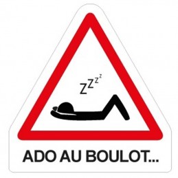 plaque attention sieste