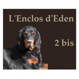 plaque chien personnalisé