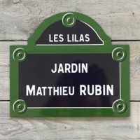 Plaque de Paris émaillée - Plaques de rue Paris- à Personnaliser