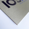 Plaques en aluminium